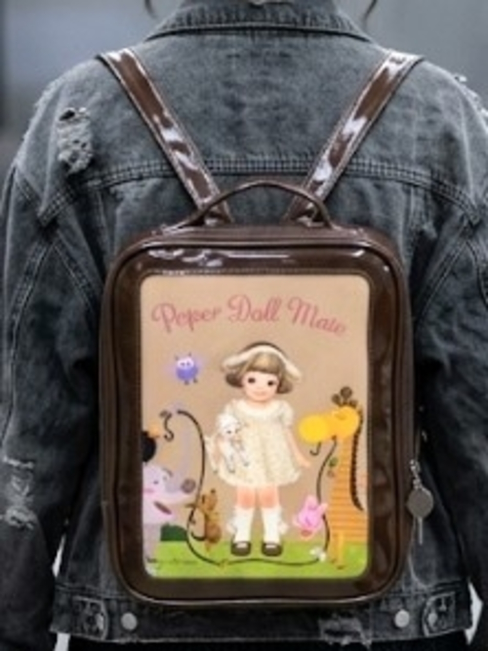 Paper Doll Mate Backpack Doll Panel-Vintage Inspired Novelty Festival Whimsygoth
